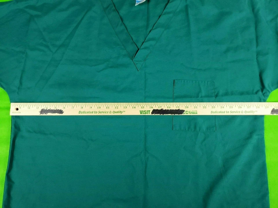 Crest изумрудно-зеленый унисекс мужчин женщин скраб верхний размер 2XL - Изображение 3 из 4