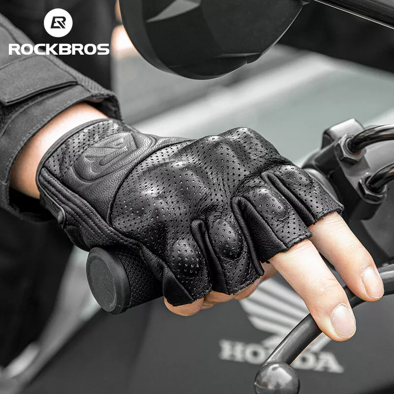 Half finger gloves motorcycle clearance
