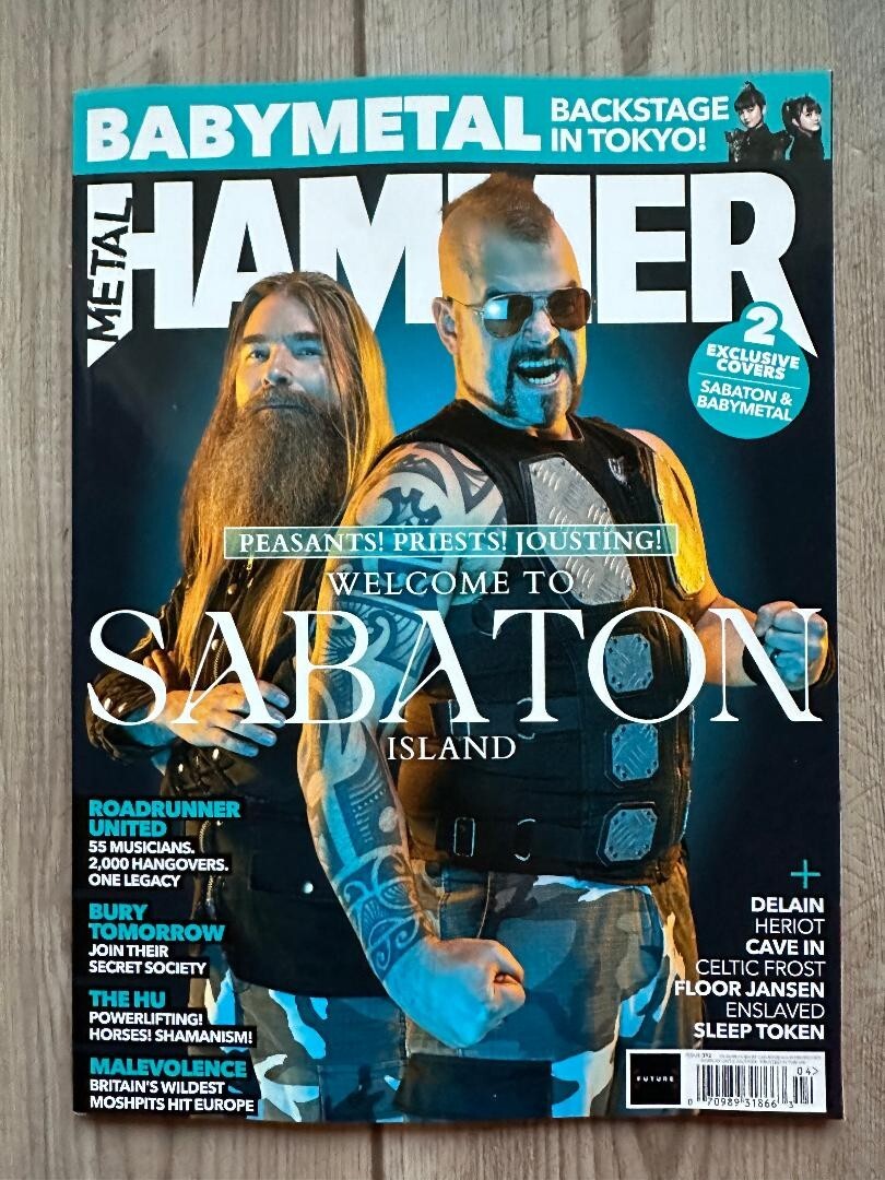 Welcome To SABATON Island BABYMETAL Tokyo METAL HAMMER Magazine April 2023  TheHu