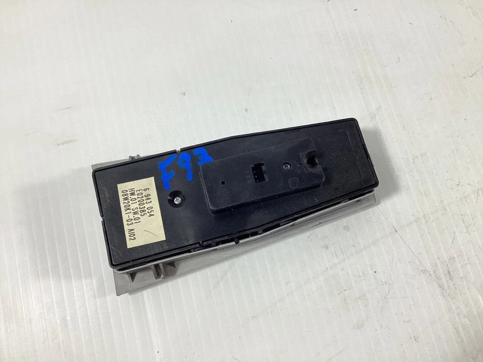 Interruptor de ventana maestra del lado del conductor izquierdo BMW 750i 2006-2008 6943054 OEM. Foto 2 de 4