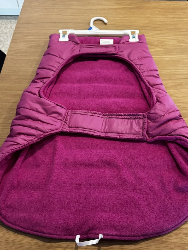 XL Top Pata Perro Invierno Puffer Perro Chaqueta Perro Abrigo Rosa Caliente NUEVO Foto 2 de 2