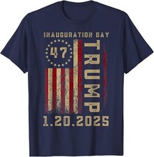 Donald Trump Inauguration Day 2025 47th President Unisex T-Shirt