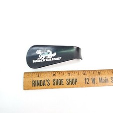 Vintage Advertising Wolverine Black Plastic Shoehorn