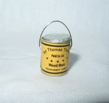 DOLLHOUSE 1:12 SCALE SIR THOMAS THUMB "STAIN W/LID" - 835