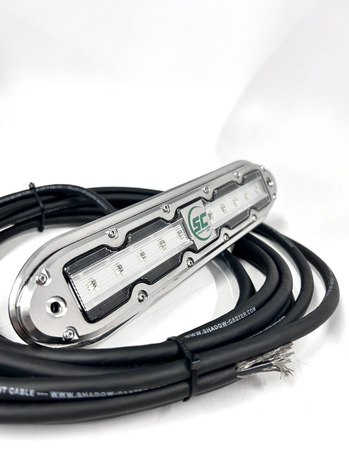 Shadow Caster SCM-10V2-AG, Marine Surface Mount Green Underwater LED Lights 20'