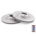 2x Brake Discs Front Fiat Ø 280mm Set Vented Coated 1235784