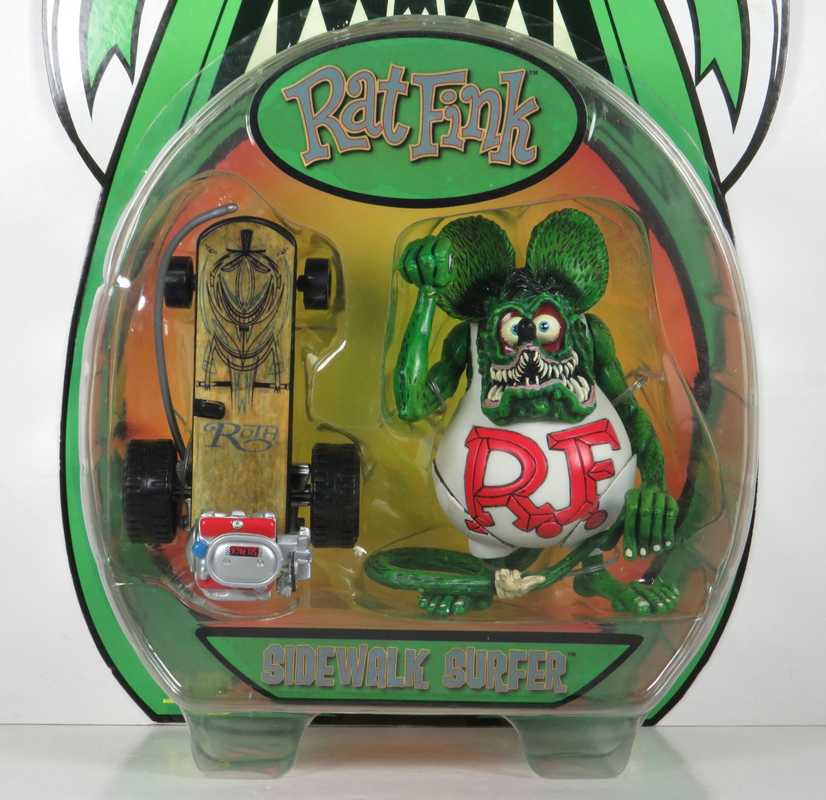 RAT FINK White Shirt Sidewalk Surfer Big Daddy Ed Roth 2005