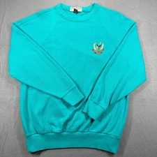 Vintage Crosscreek Huntley of York Blue Sweater Excelsus Tunfcus Size Medium