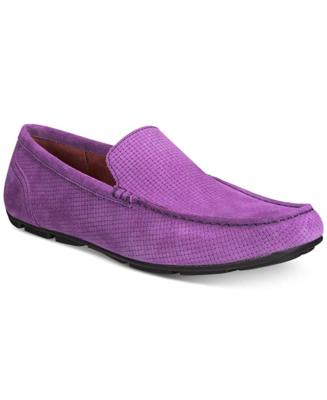 Alfani Men’s Purple Kendrick Loafers Size 10 Purple Moccasin Suede Casual Shoes for Men for sale | eBay main image 4
