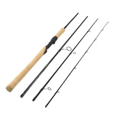 KastKing Valiant Eagle Passage Travel Fishing Rods, 4 pc 6.6 Casting Fly Spin