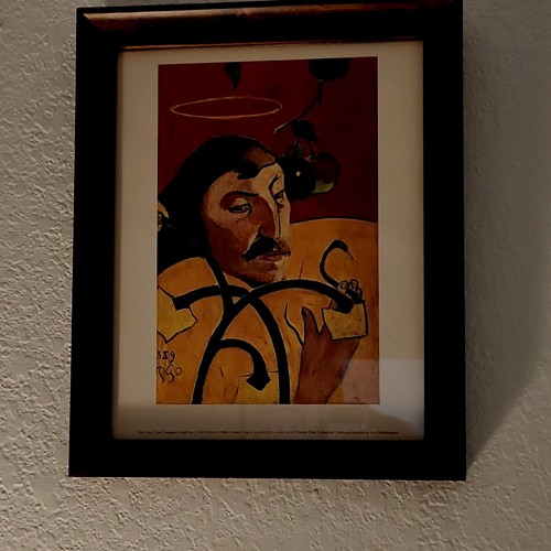 Paul Gauguin Self Portrait (1889) Framed Art Print Impressionism