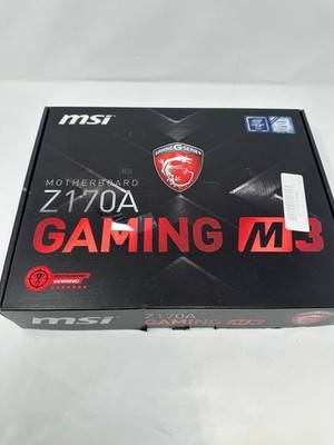 MSI Z170A GAMING M3 LGA 1151 Intel Z170 HDMI SATA 6Gb/s ATX Intel Motherboard