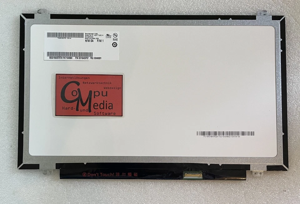 Lenovo ThinkPad T450s Display 14" 30Pins 20mm 1366 x 768 HD B140XTN02.A - Bild 2 von 4