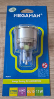 24X Megaman BR2911 Esl Reflektorlampe 11W GU10 Warmweiß 2700K Energiesparbirne
