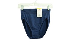NWT Warners No Pinching No Problems Hi-Cut Brief Sz M Navy Seamless RT5501P