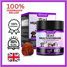 Dog Vitamin Supplements, 15-in-1 Dog Multivitamin, Vitamins for Dogs