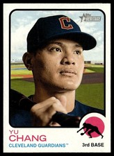 2022 Topps Heritage Yu Chang #400