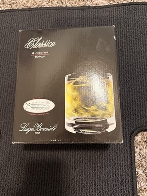 Luigi Bormioli Classico Clear Glass Rocks Glass Set 13.5 oz Four-Piece