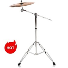 Cymbal Straight Boom Stand Double Braced Heavy Duty Thicken Alloy Support Rack  