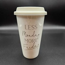 Designs Direct Creative Group Reusable Travel Mug  Less Monday More Friday