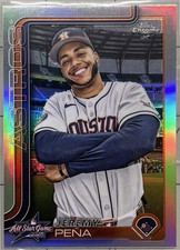 2025 Topps Chrome Update Jeremy Pena All-Star Game Refractor  #ASGC-24