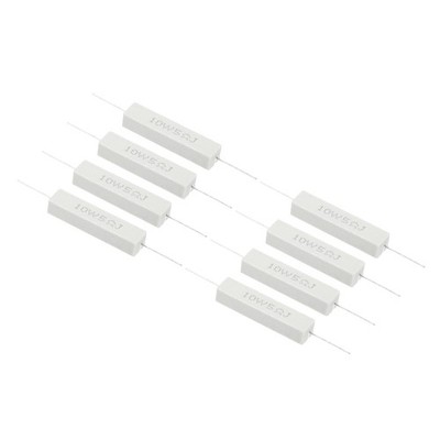 8 Pcs 5 Ohm Resistors Ceramic Cement Resistor Power Cement Resistor