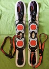 Salomon Ski Kurzski Figl Snowblades 60cm Schwarz Weiß Orange