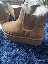 UGG Neumel Platform Chelsea Boots UK Size 4 New In Box
