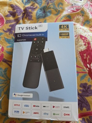 New In Box 4K Ultra HD TV Stick Plug N Play Android