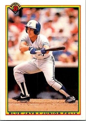 1990 Bowman #522 Junior Felix Toronto Blue Jays