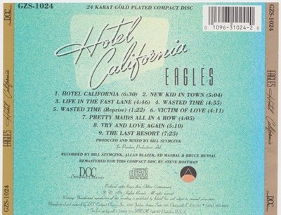 イーグルス ホテル・カリフォルニア DCC 24KT GOLD CD Hotel California by Eagles - 24k Gold, Compact Disc, DCC | eBay