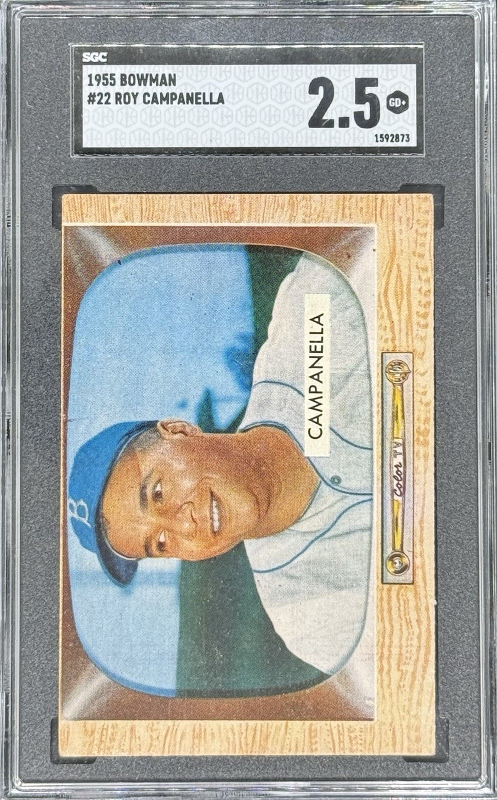 1955 Bowman #22 Roy Campanella Brooklyn Dodgers HOF SGC 3 VG