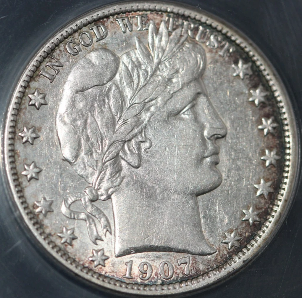 1907 Year Barber Half Dollars (1892-1915) for sale | eBay