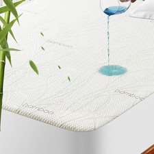 Cal King Waterproof Mattress Protector - Rayon Breathable Mattress Protector ...