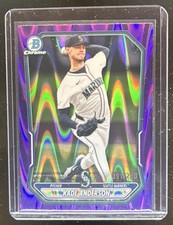2026 Bowman Kade Anderson Chrome Prospects Blue RayWave Refractor #/150 Mariners
