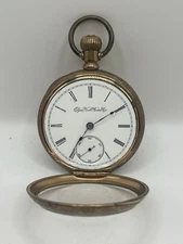 Antique Elgin National Watch Co Pocket Watch Late 1800s Gold Filled Case 