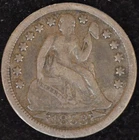 1853 Arrows at Date, VF Liberty Seated Dime