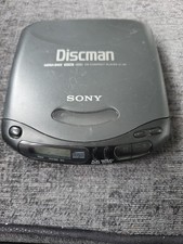 Sony Discman Mega Bass D-141 Portable CD Player Black not tested