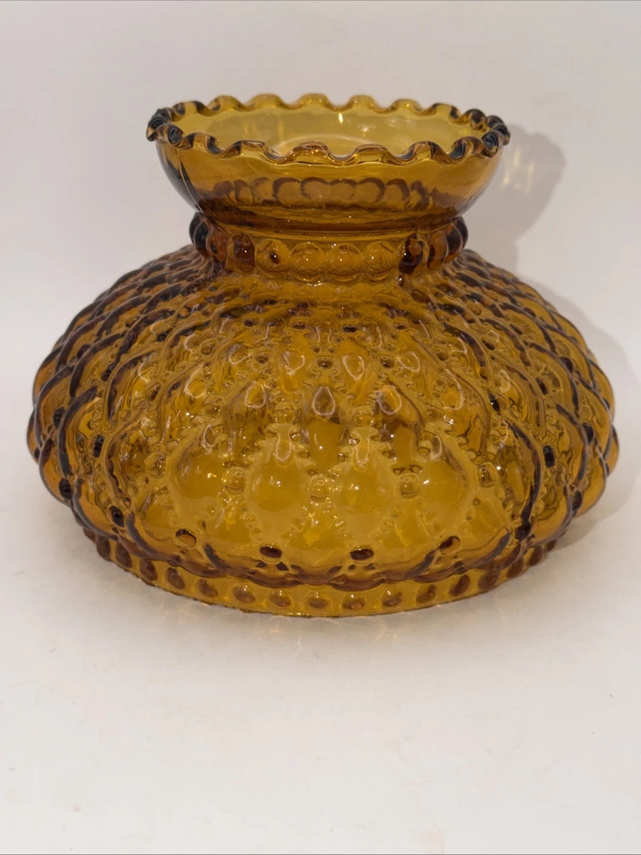 Amber Glass Lamp In Collectible Lamp Shades for sale | eBay