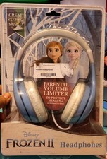Frozen Disney Wired Headphones With Share Port parental volume limit NEW