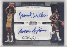 2018-19 Panini Dominion /25 Jamaal Wilkes Norm Nixon #NBA-JN Auto HOF uk2