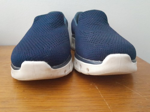 SKECHERS GO WALK FLEX - WOMENS US 7.5 SLIP ON WALKING SHOES - NAVY BLUE - Picture 7 of 10