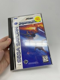 Galactic Attack (Sega Saturn 1995) -  Complete CIB w/ Registration Card