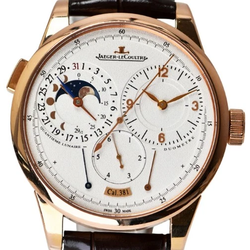 Jaeger LeCoultre — JAEGER-LECOULTRE  -  Duomètre Quantième Lunaire in Rose Gold