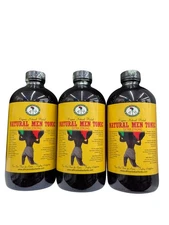 Organic Natural Men Tonic - (Pack of 3) 16 oz Bottles