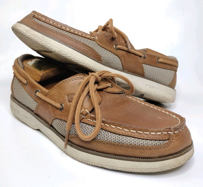 NEW Sperry Surveyor Men’s 2 EYE boat shoes size 9 Surveyor 2 Eye Boat Shoes Natural | Sperry main image 4