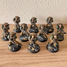 Warhammer 30k Death Guard - Painted MKVI Tactical Squad - BoxedUp (610-5)