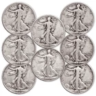 Bulk Walking Liberty Half Dollars- 90% Silver - PRICED JUST OVER SPOT!