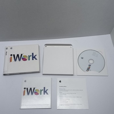Apple iWork '09 V9.0.1 Retail MB942Z/A Pages Numbers Keynote Software Mac