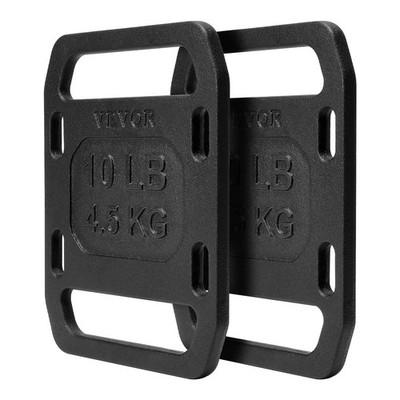 Ruck Training Plates 10lb Pair Heavy Load Resistance Cast Iron Core